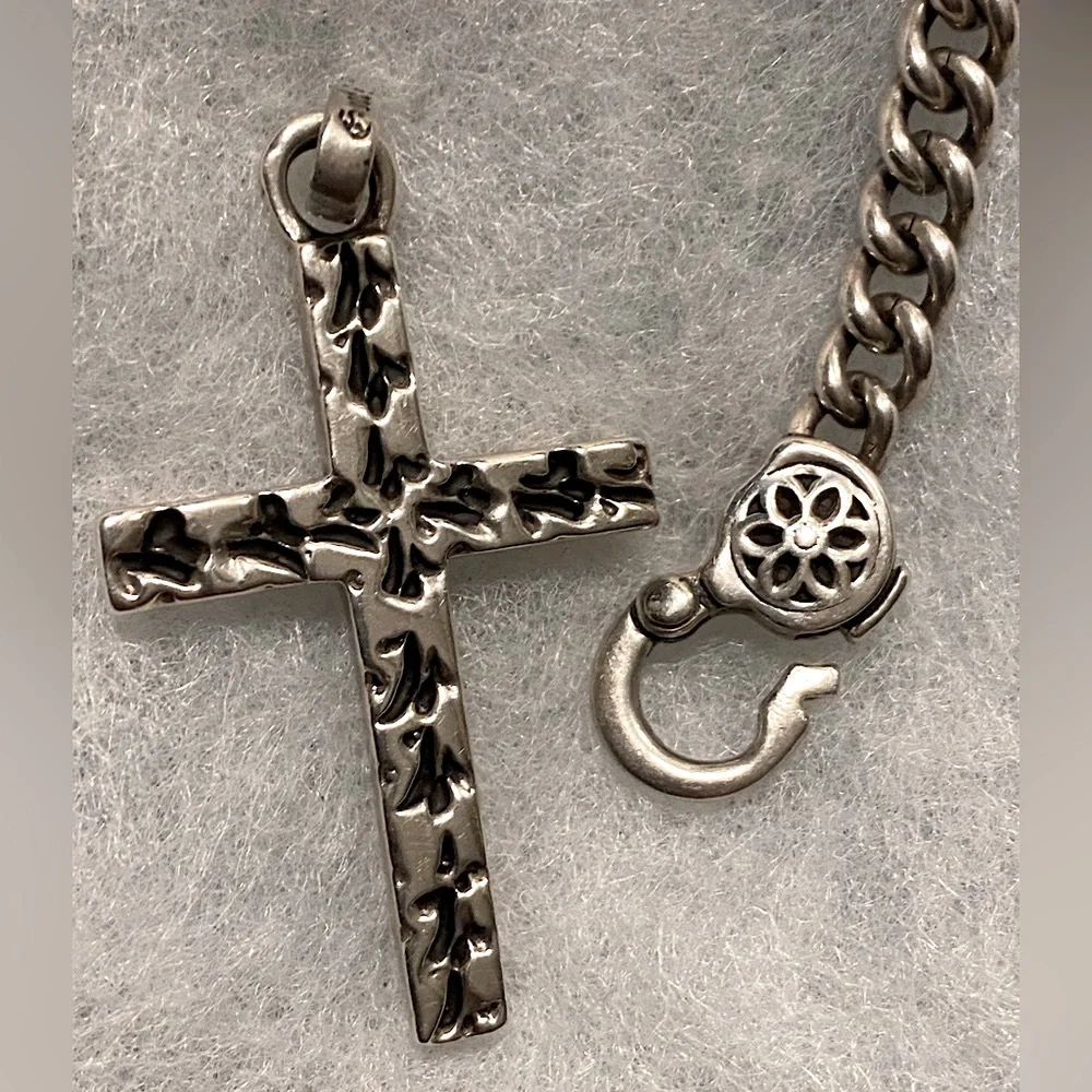Good Art HLYWD |sterling Silver handmade Cross